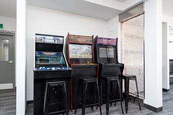 Games Lounge with Bowling Alley & Virtual Golf